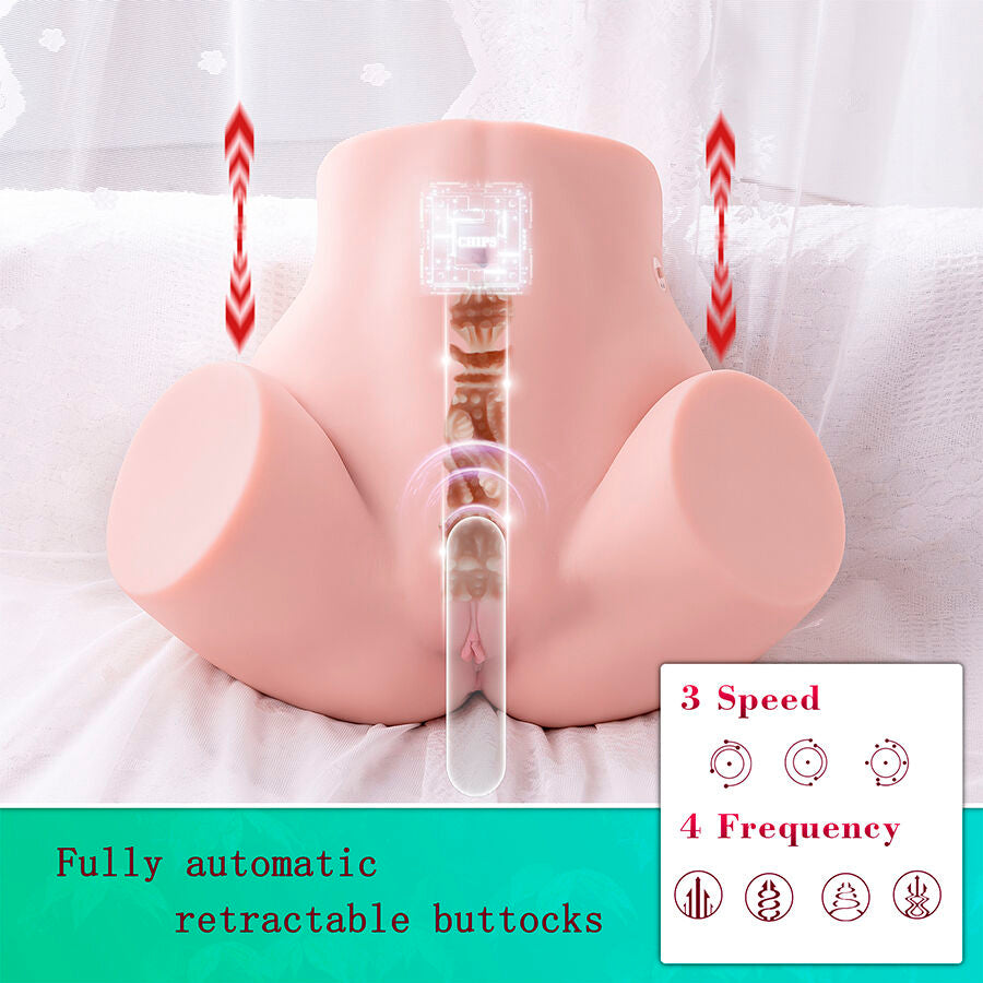 XISE - MASTURBATEUR VAGINAL RÉALISTE MARISA AVEC POSITIONS MULTIPLES ET FONCTION DE POUSSÉE