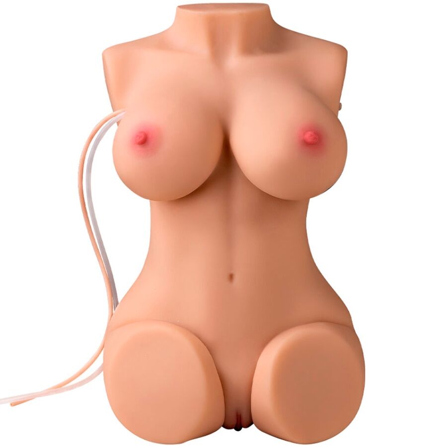 XISE - WENDY Torse féminin suceur avec vibrations et télécommande 6 kg