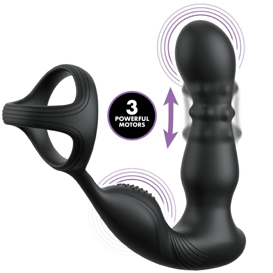 COLLECTION ANAL FANTASY ÉLITE – ANNEAU ANAL VIBRANT ET MASSEUR TÉLÉCOMMANDÉ