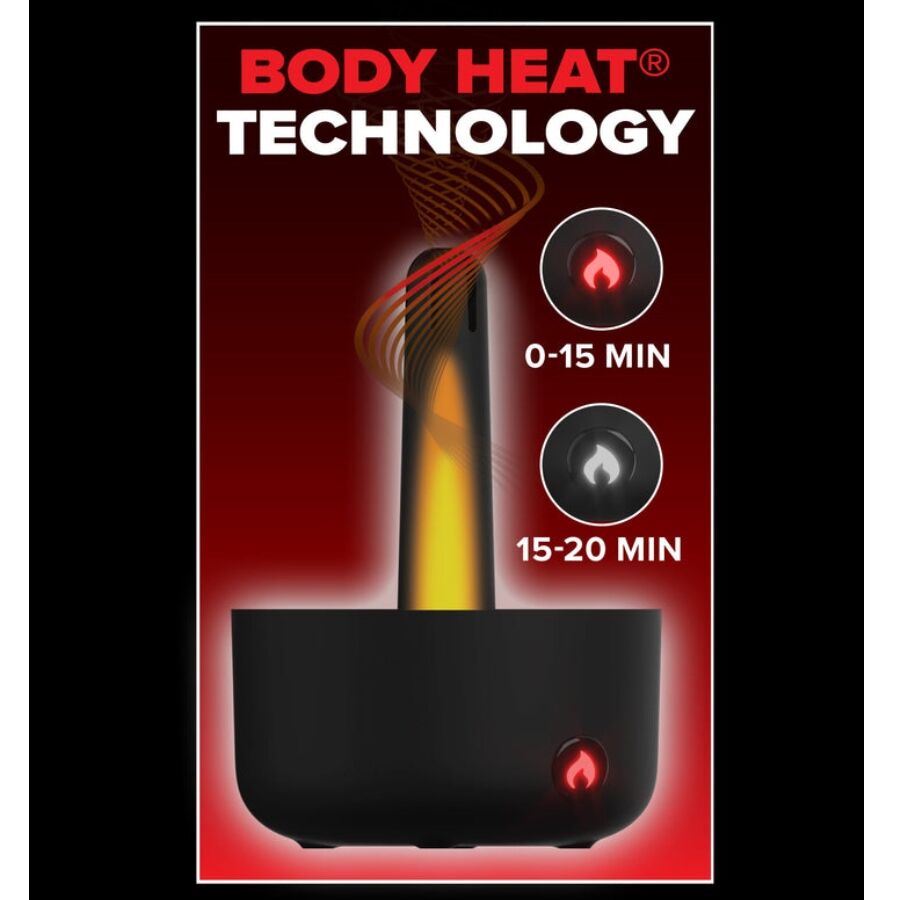 PDX ELITE - MILK ME HOTTER AUTOMATISCHER MASTURBATOR MIT STOSS- UND WÄRMEEFFEKTVIBRATION