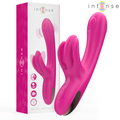 INTENSE - VIBRO-LAPIN MULTIFONCTION BRITNEY 23 CM ROSE
