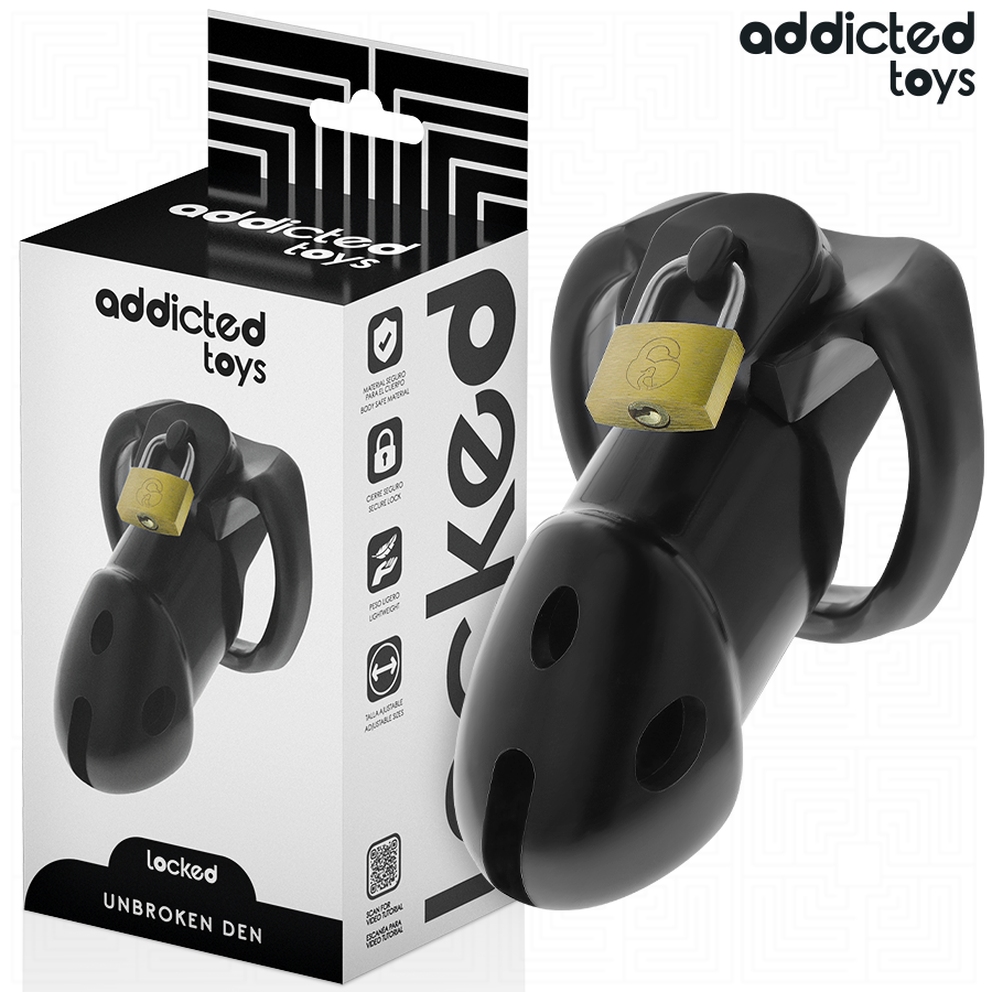 ADDICTED TOYS LOCKED - CAGE DE PÉNIS INTACTE 9,8 CM