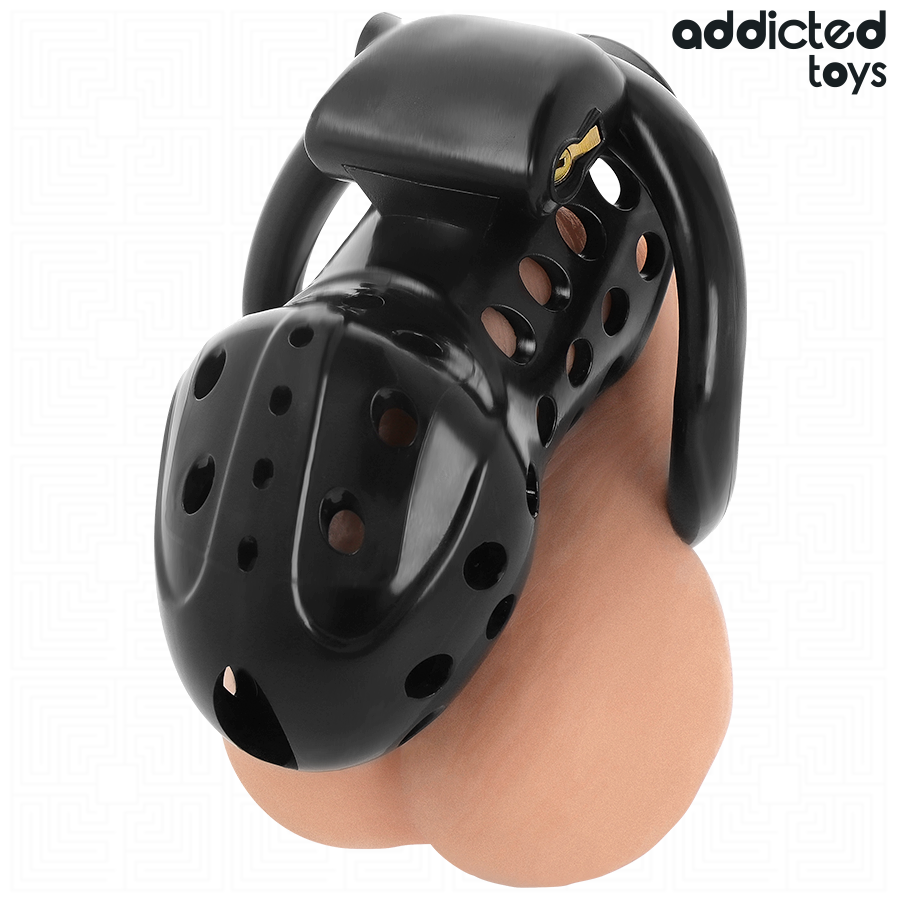 ADDICTED TOYS LOCKED - CAGE DE PÉNIS CHÂTRÉ ENCHAÎNÉ 10,5 CM