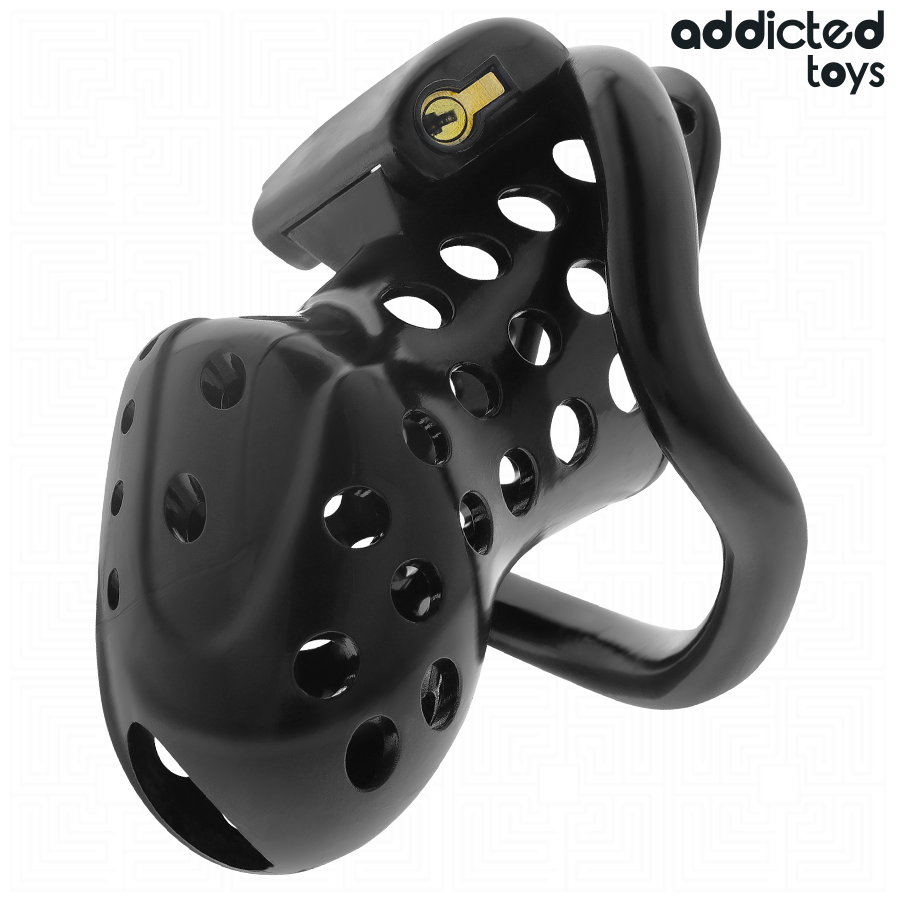 ADDICTED TOYS LOCKED - CAGE DE PÉNIS CHÂTRÉ ENCHAÎNÉ 10,5 CM
