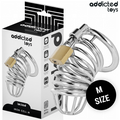 ADDICTED TOYS LOCKED - IRON CELL CAGE PÉNIS EN MÉTAL TAILLE M