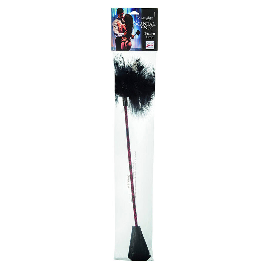 CALEXOTICS - SCANDAL FOUET EN PLUMES NOIRES