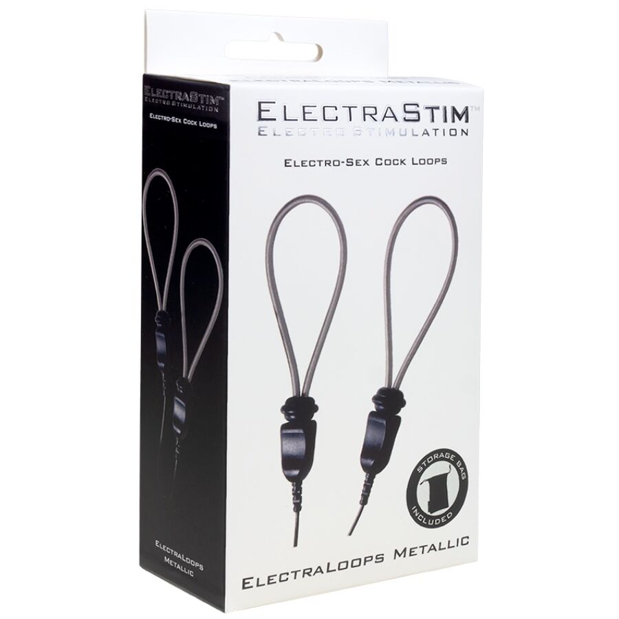 ELECTRASTIM - ELECTRALOOPS ANNEAUX PÉNIS MÉTALLIQUES AJUSTABLES E-STIM