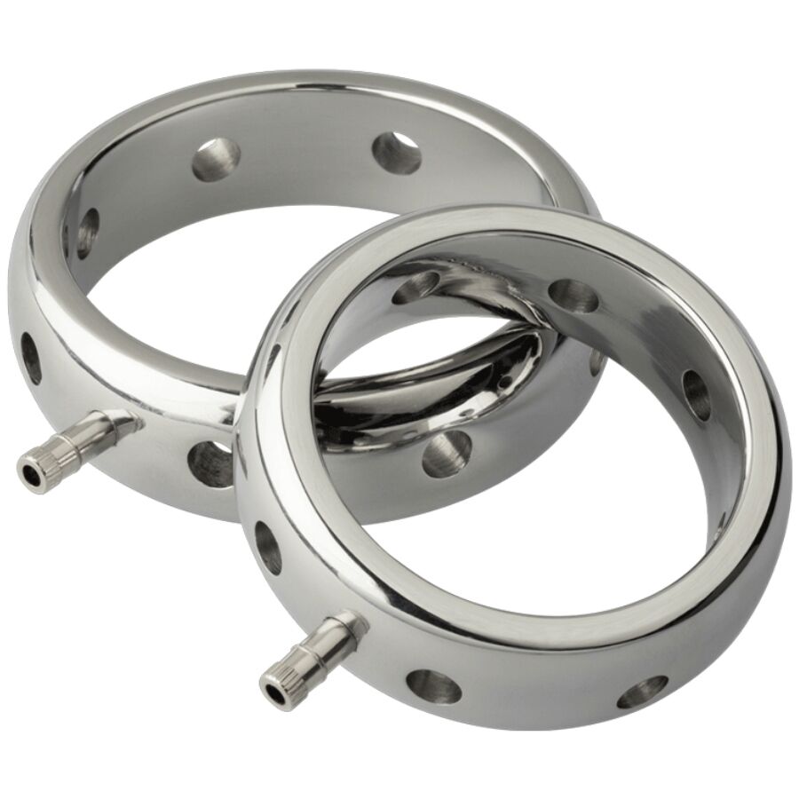 ELECTRASTIM - ANNEAU PÉNIN ÉLECTROMAGNÉTIQUE MÉTALLIQUE DE LUXE 50 MM