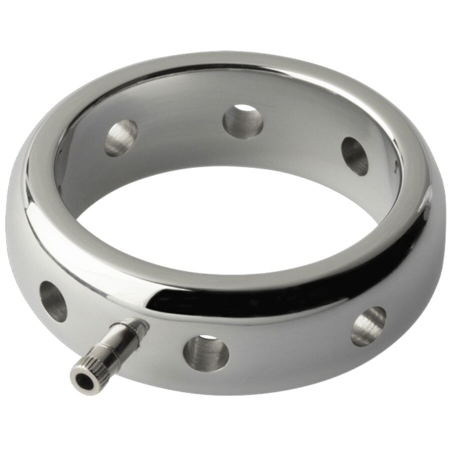 ELECTRASTIM - ANNEAU PÉNIN ÉLECTROMAGNÉTIQUE MÉTALLIQUE DE LUXE 50 MM