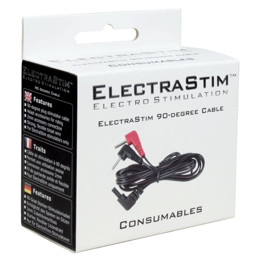 ELECTRASTIM - CÂBLE STIMULATEUR À 90 DEGRÉS