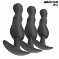 ADDICTED TOYS - LOT DE 3 PLUGS ANALS MODÈLE 1