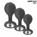 ADDICTED TOYS - COFFRET DE 3 PLUGS ANALS AVEC BIJOU