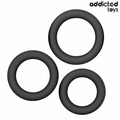 ADDICTED TOYS - LOT DE BAGUES EN SILICONE MODÈLE 1