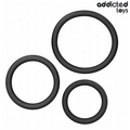 ADDICTED TOYS - SET ANNEAUX EN SILICONE MODÈLE 2