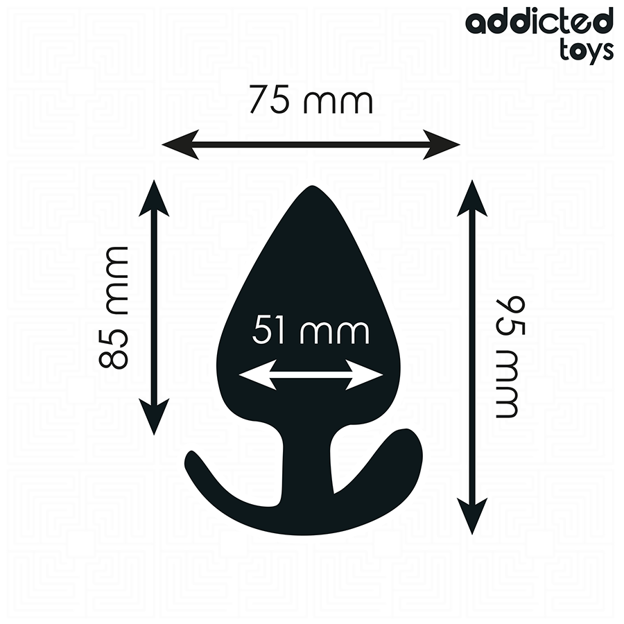 ADDICTED TOYS - PLUG ANAL TAILLE XL 9,5 CM