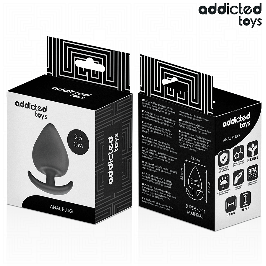 ADDICTED TOYS - PLUG ANAL TAILLE XL 9,5 CM
