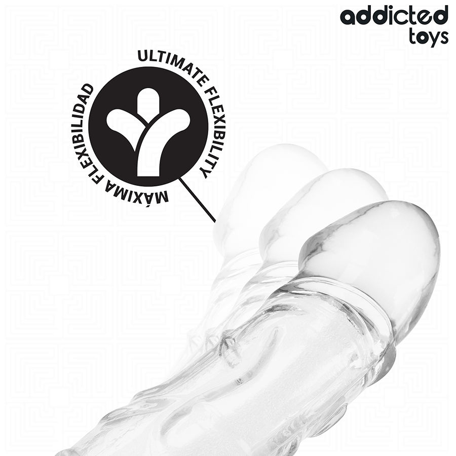 ADDICTED TOYS - RALLONGE DE PÉNIS TRANSPARENTE 27 CM