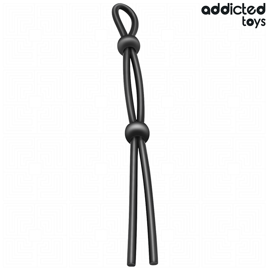 ADDICTED TOYS - CORDON EN SILICONE POUR PÉNIS À DOUBLE BOUCLE