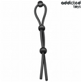 ADDICTED TOYS - CORDON EN SILICONE POUR ANNEAU PÉNIEN TRIPLE BOUCLE