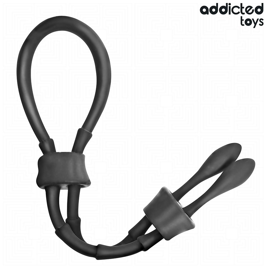 ADDICTED TOYS - ANNEAU PÉNIEN AJUSTABLE EN SILICONE