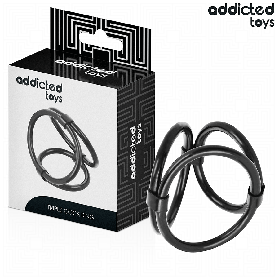 ADDICTED TOYS - TRIPLE PÉNIS RING