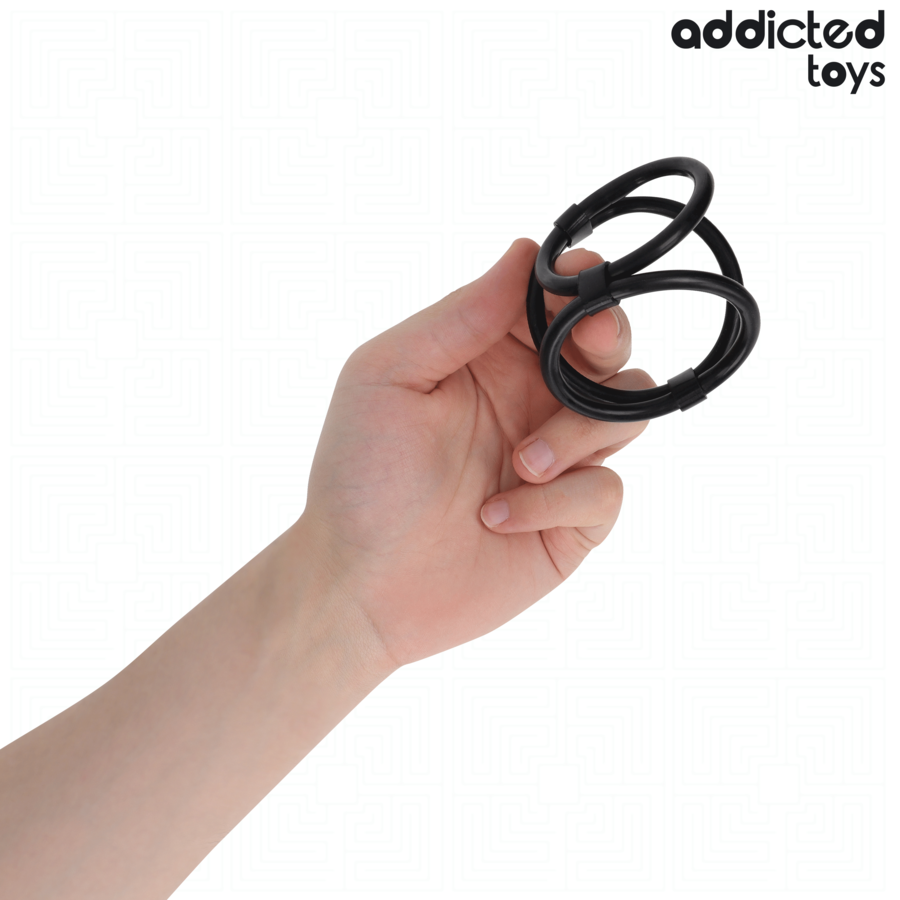 ADDICTED TOYS - TRIPLE PÉNIS RING
