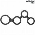 ADDICTED TOYS - PENISRING MIT TEILERN FÜR HODEN