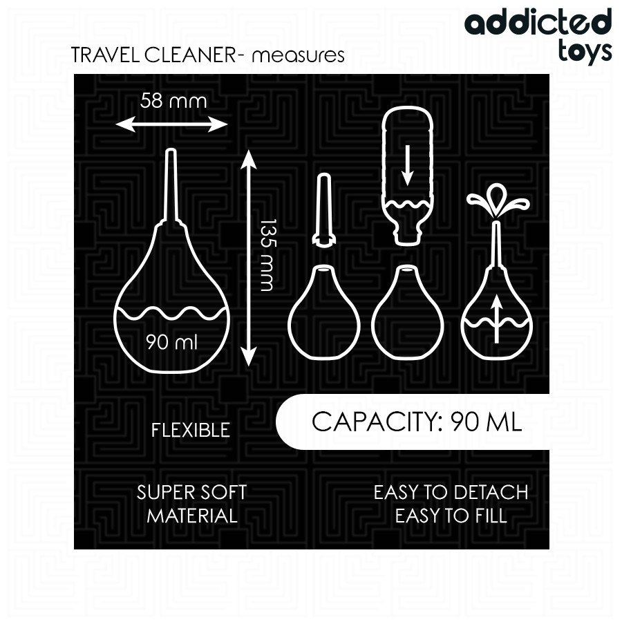 ADDICTED TOYS - NETTOYANT ANAL VOYAGE TAILLE S 90 ML