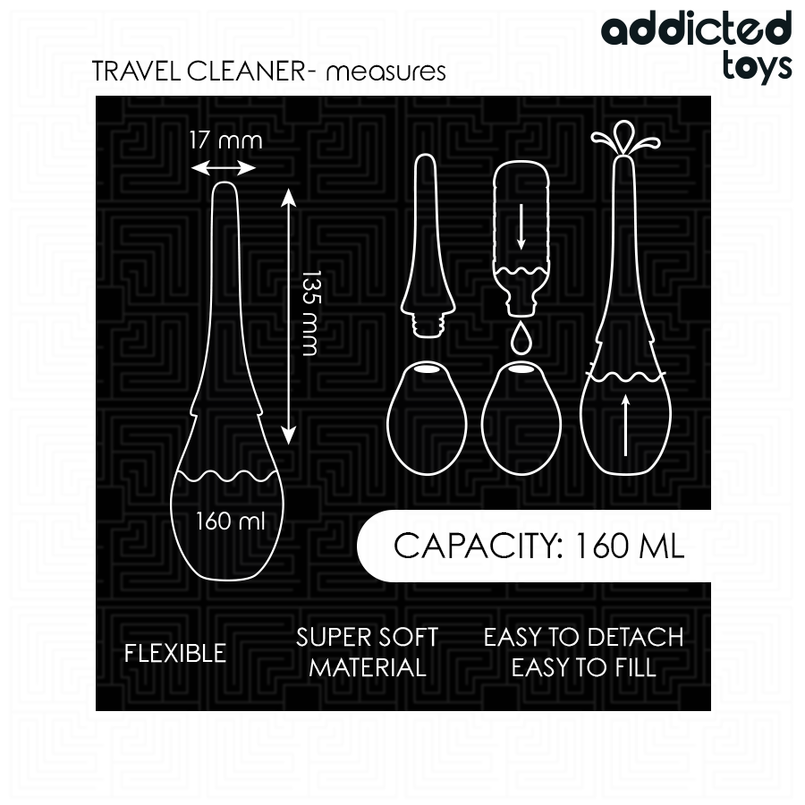 ADDICTED TOYS - NETTOYANT DE VOYAGE MODÈLE 3