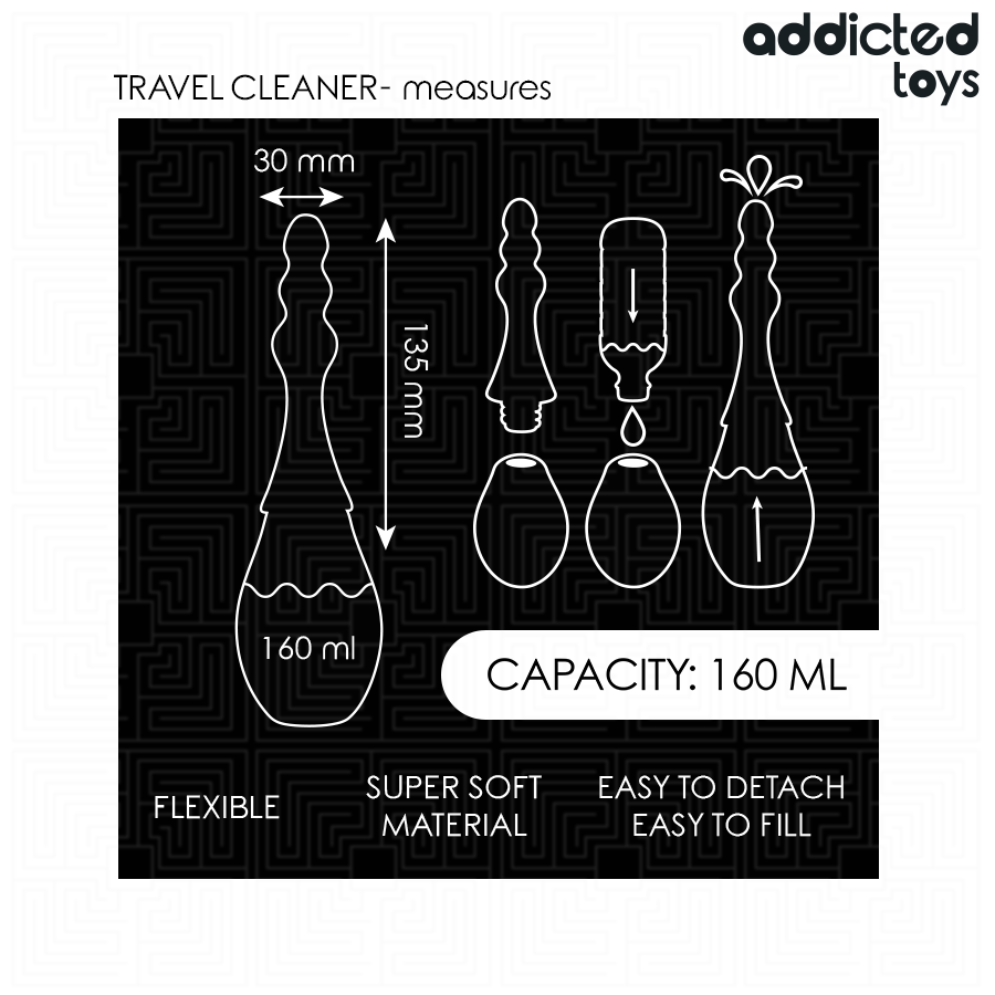 ADDICTED TOYS - NETTOYANT DE VOYAGE MODÈLE 4