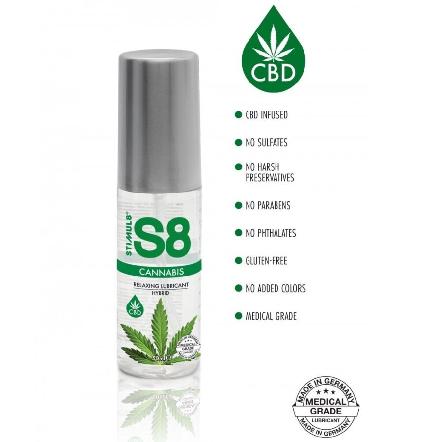 STIMUL8 - S8 LUBRIFIANT HYBRIDE AU CANNABIS 50 ML