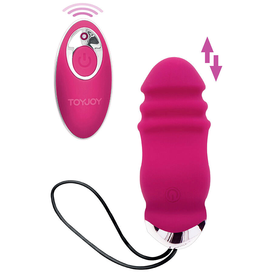 TOYJOY - BONHEUR RECTO VERSO VIBRATEUR FUCHSIA TÉLÉCOMMANDE
