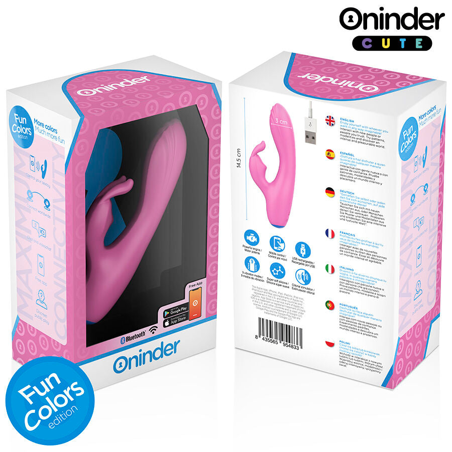 ONINDER CUTE - VIBRATEUR LAPIN D'AMOUR POINT G CLITORIS - APPLICATION MONDIALE GRATUITE