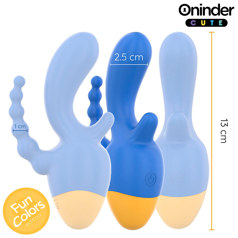 ONINDER CUTE - LOVE 3 SOME VIBRATEUR TRIPLE - APPLICATION GRATUITE DANS LE MONDE ENTIER