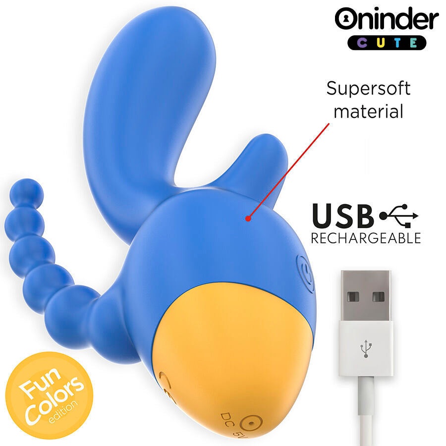 ONINDER CUTE - LOVE 3 SOME VIBRATEUR TRIPLE - APPLICATION GRATUITE DANS LE MONDE ENTIER