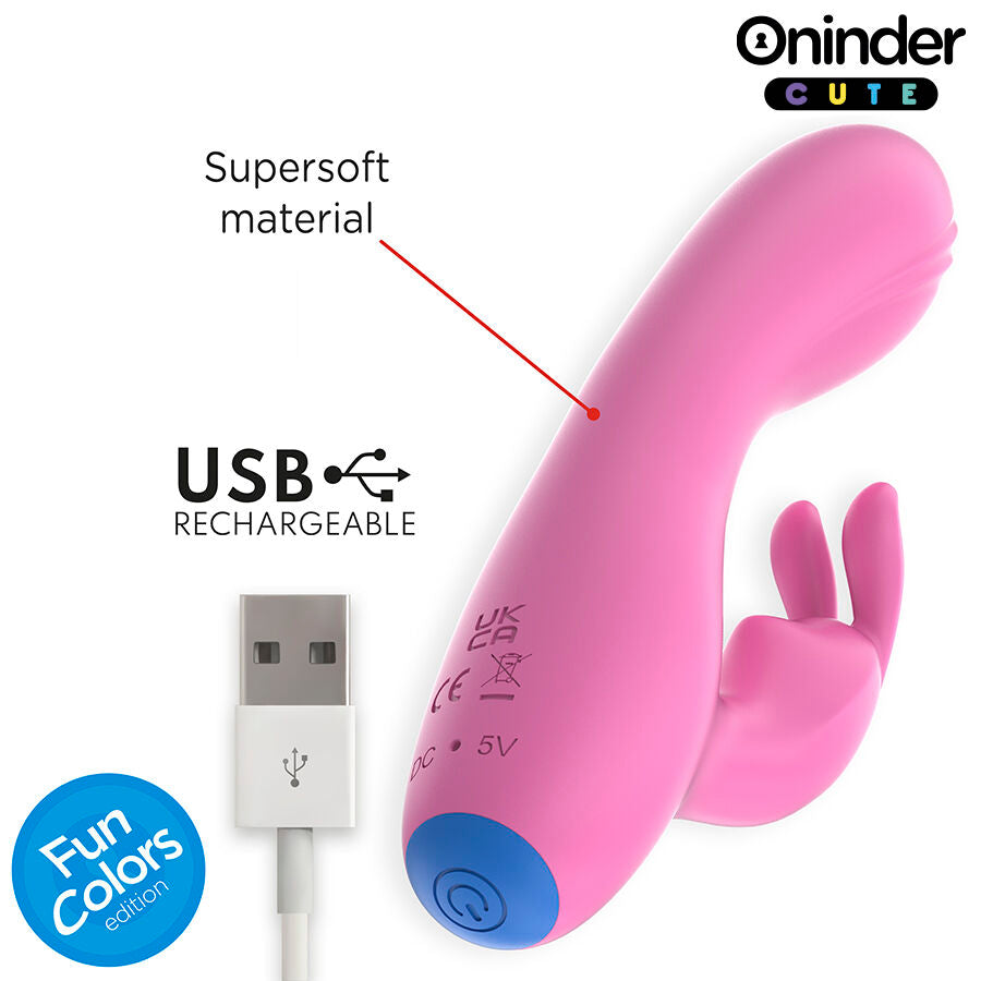 ONINDER CUTE - VIBRATEUR LAPIN D'AMOUR POINT G CLITORIS - APPLICATION MONDIALE GRATUITE