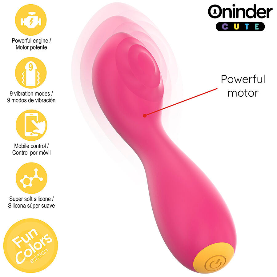 ONINDER CUTE - LOVE BUDDY MASTER G-SPOT VIBRATOR - APPLICATION MONDIALE GRATUITE