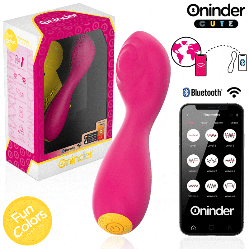 ONINDER CUTE - LOVE BUDDY MASTER G-SPOT VIBRATOR - APPLICATION MONDIALE GRATUITE