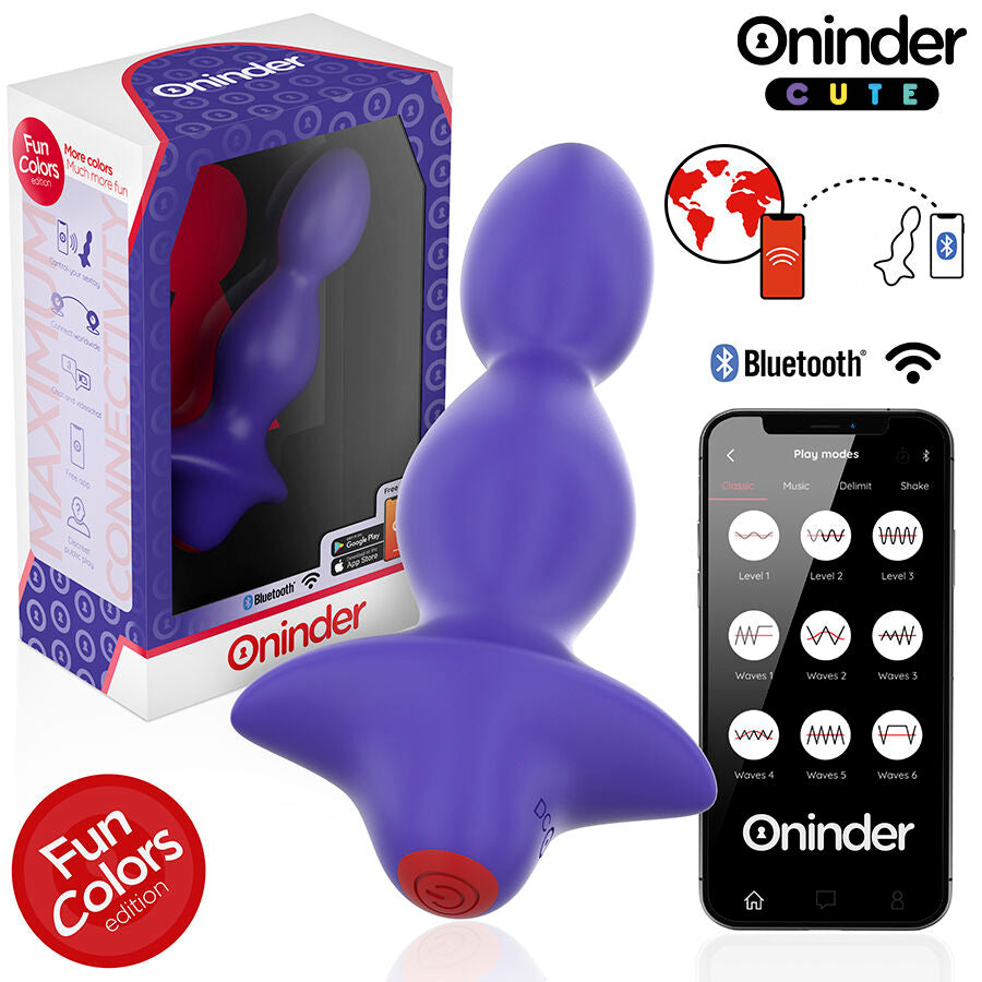 ONINDER CUTE - LOVE BUTT DILATATEUR PLUG ANAL VIBRANT - APPLICATION MONDIALE GRATUITE