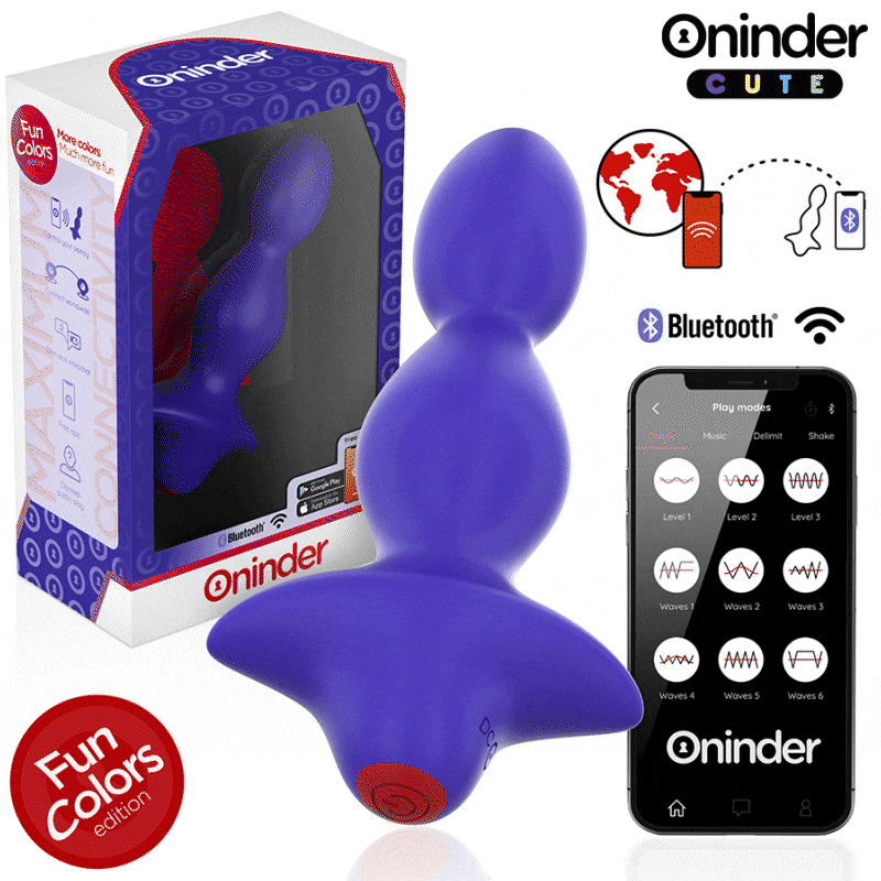 ONINDER CUTE - LOVE BUTT DILATATEUR PLUG ANAL VIBRANT - APPLICATION MONDIALE GRATUITE