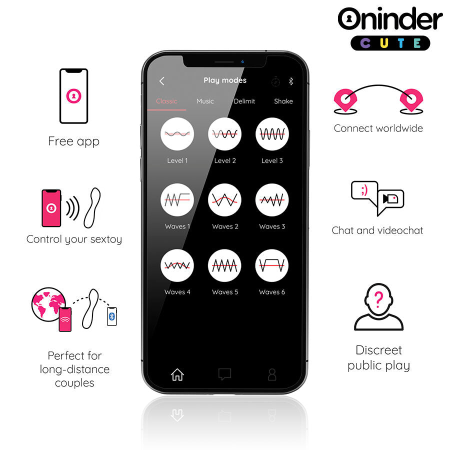 ONINDER CUTE - LOVE BUDDY MASTER G-SPOT VIBRATOR - APPLICATION MONDIALE GRATUITE