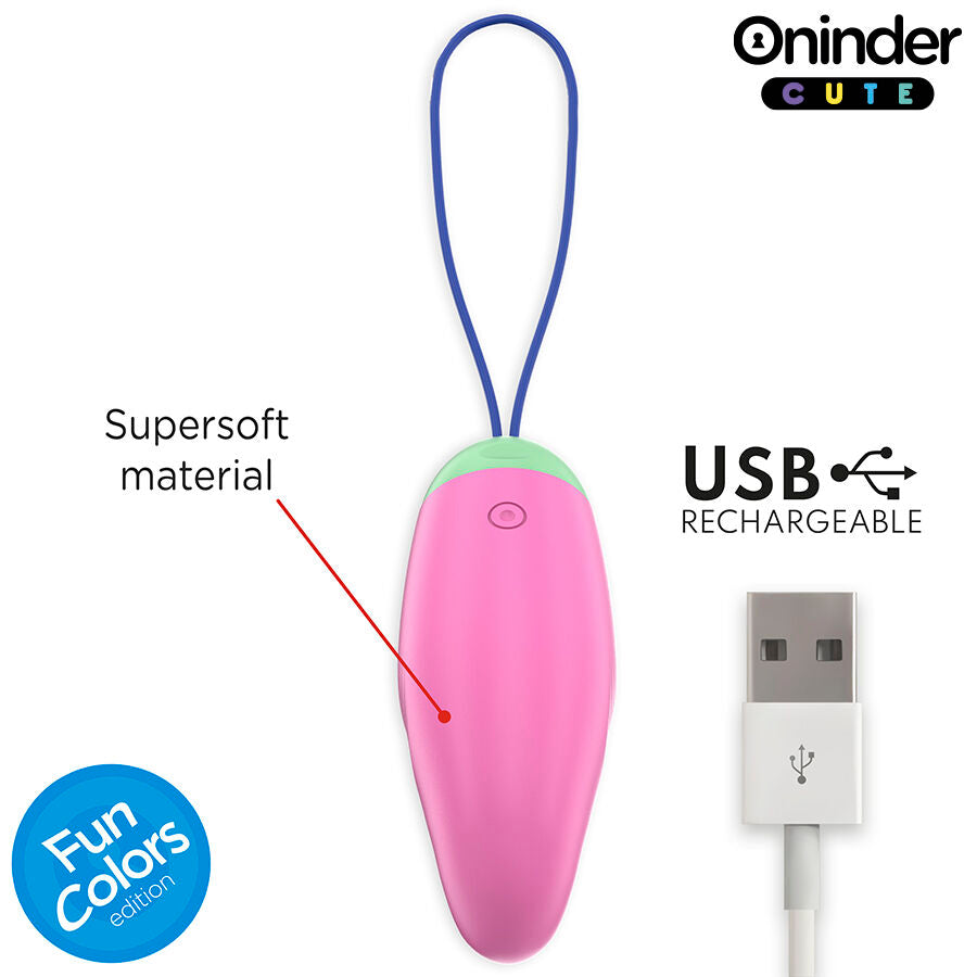 ONINDER CUTE – AMOUR ET PLAISIR : ŒUF EN SILICONE VIBRANT ET ROTATIF À 360° – APPLICATION MONDIALE GRATUITE
