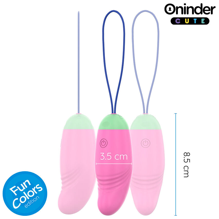ONINDER CUTE – AMOUR ET PLAISIR : ŒUF EN SILICONE VIBRANT ET ROTATIF À 360° – APPLICATION MONDIALE GRATUITE
