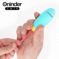 ONINDER CUTE – Œuf vibrant d’amour et de plaisir – Joyaux rotatifs en silicone – Application mondiale gratuite