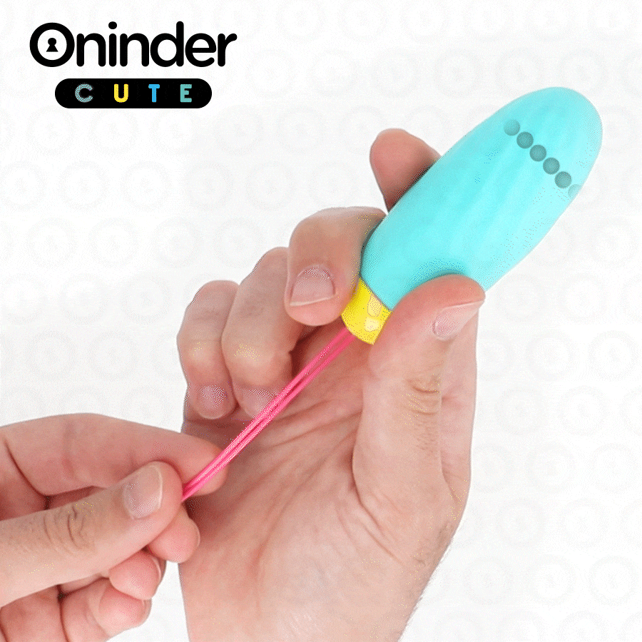 ONINDER CUTE – Œuf vibrant d’amour et de plaisir – Joyaux rotatifs en silicone – Application mondiale gratuite