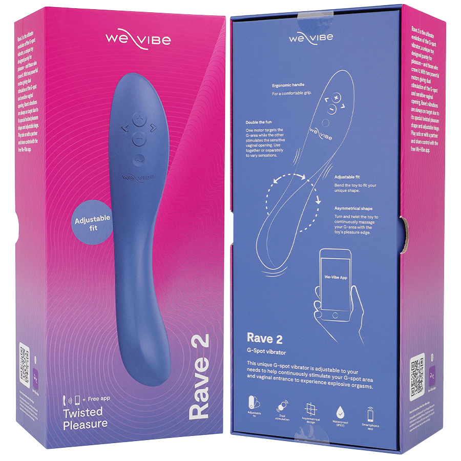WE-VIBE - RAVE 2 VIBREUR POINT G BLEU