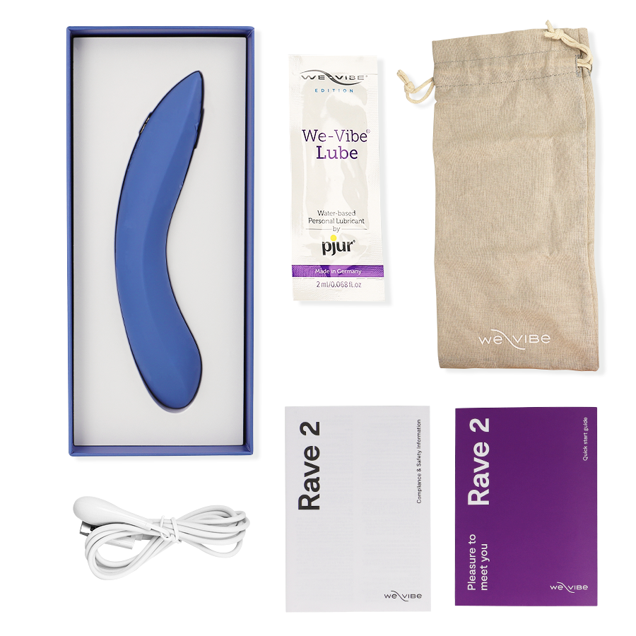 WE-VIBE - RAVE 2 VIBREUR POINT G BLEU