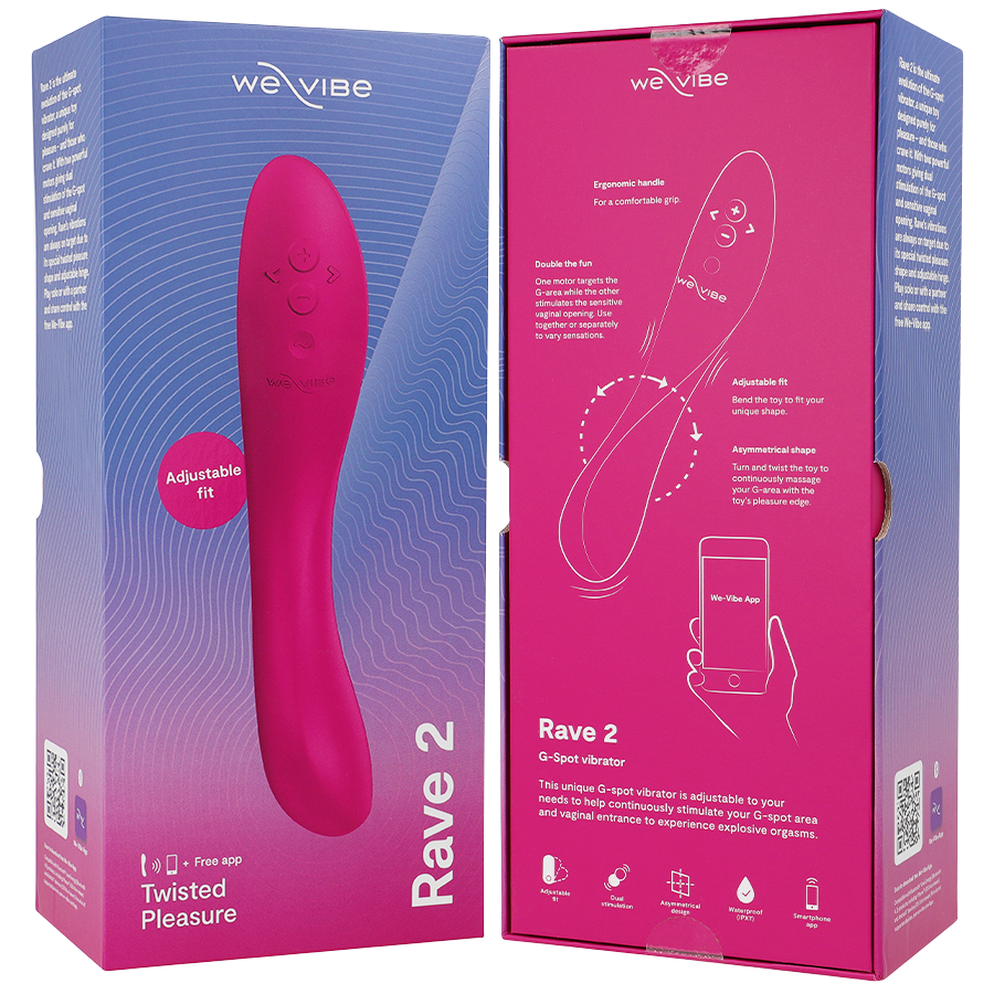 WE-VIBE - RAVE 2 VIBREUR POINT G BLEU
