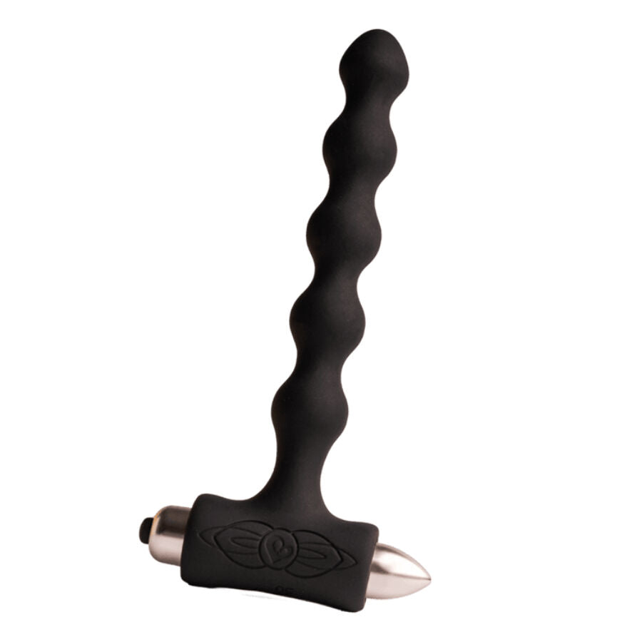 ROCKS-OFF - VIBREUR PLUG ANAL PERLES PETITES SENSATIONS NOIR