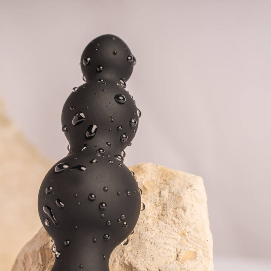 ROCKS-OFF - PETITE SENSATIONS BUBBLES ANAL PLUG VIBRATOR SCHWARZ